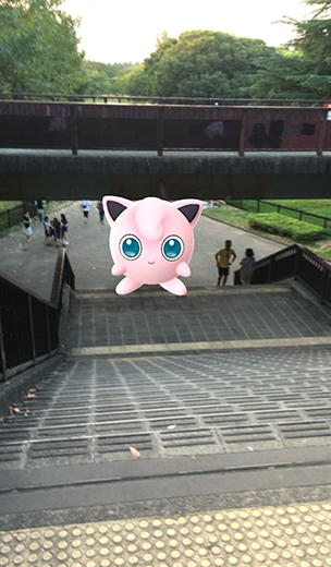 代々木公園でポケモンGO遊び