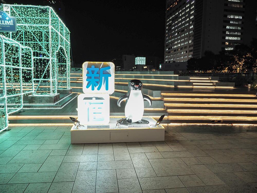 ミナミルミ2025を歩く｜Suicaペンギン広場とタカシマヤの光の演出